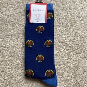 🦃 Men’s Crew Turkey 🦃 Socks. One Size Seamless Toe soft touch stretch.